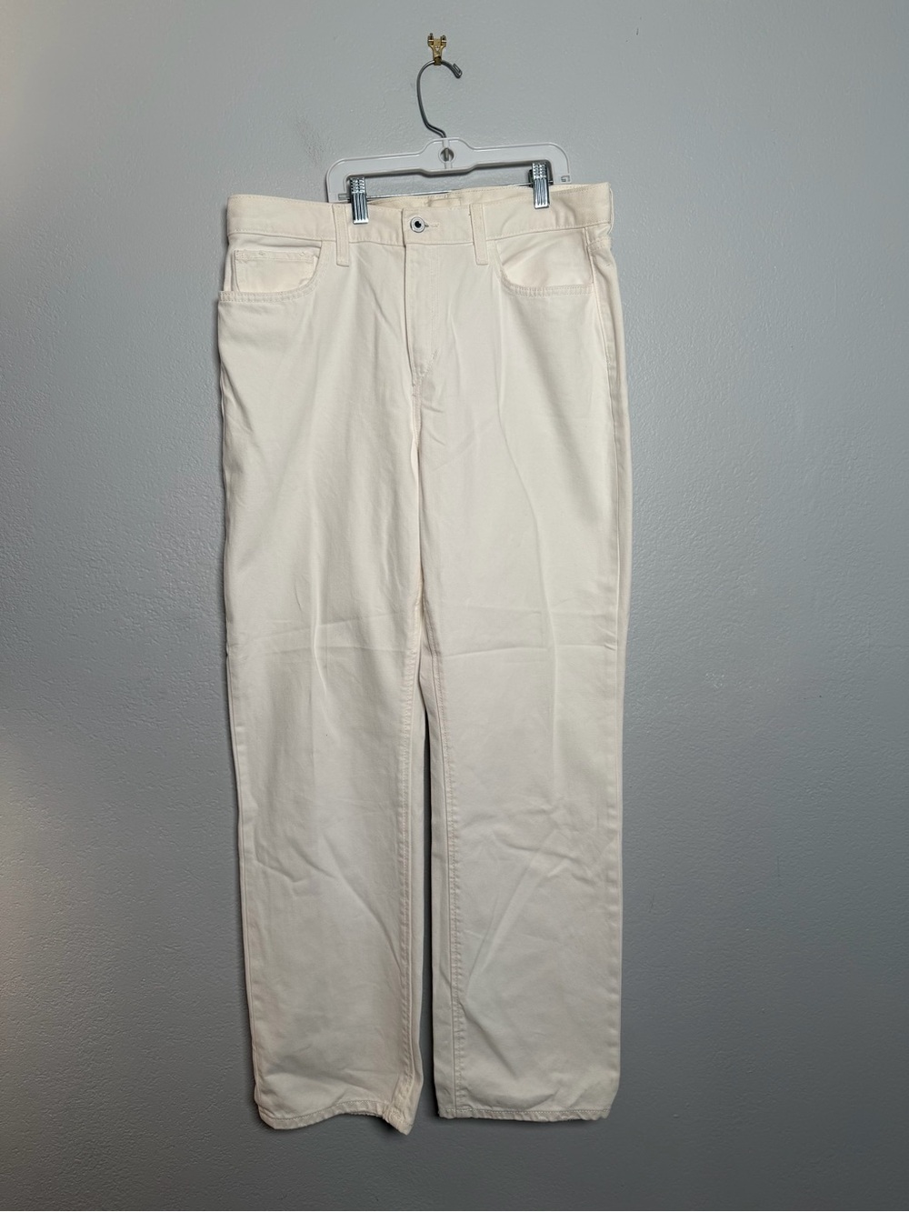 Favorite Daughter The Tommy MID Rise Boyfriend Jeans in White size 31